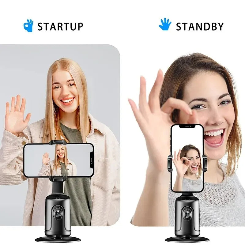 AI Auto-Track Gimbal + Tripod: Shoot Like TikTok Pros - Naji Collections