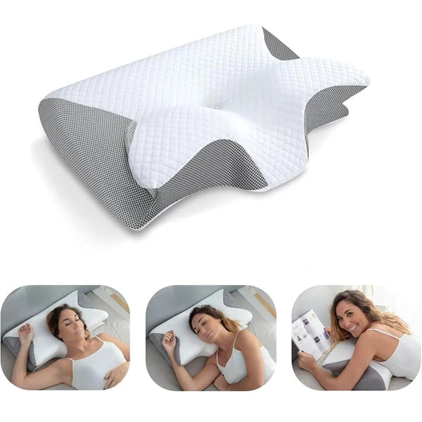 Butterfly Sleep Memory Neck Pillow