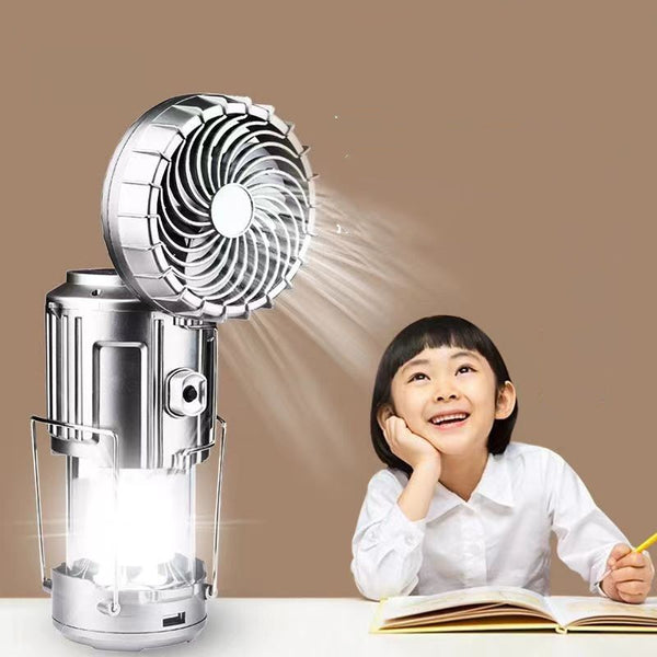 Solar Portable Camping Lanterns Electric Fan