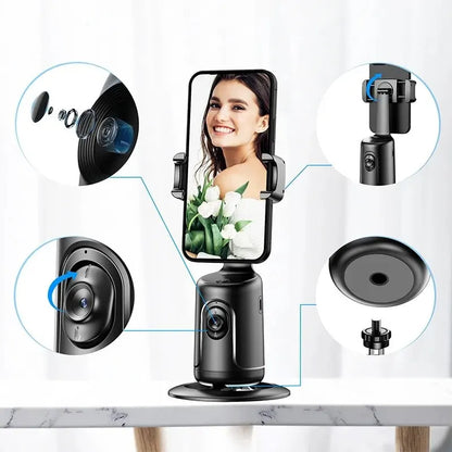 AI Auto-Track Gimbal + Tripod: Shoot Like TikTok Pros - Naji Collections